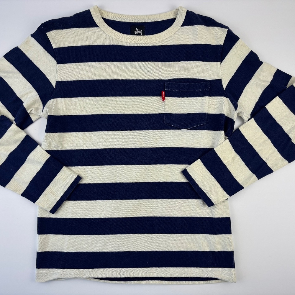Vintage Striped Stussy Long sleeve